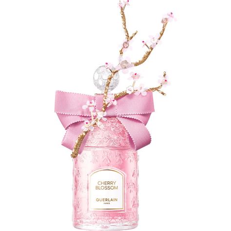 cherry blossom perfume in a bottle.